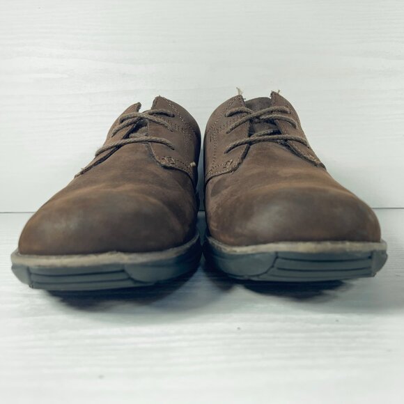 Timberland Edgemont Oxford Men\'s Shoes Size 10 Dark Brown Nubuck Lace Up Casual main image 6